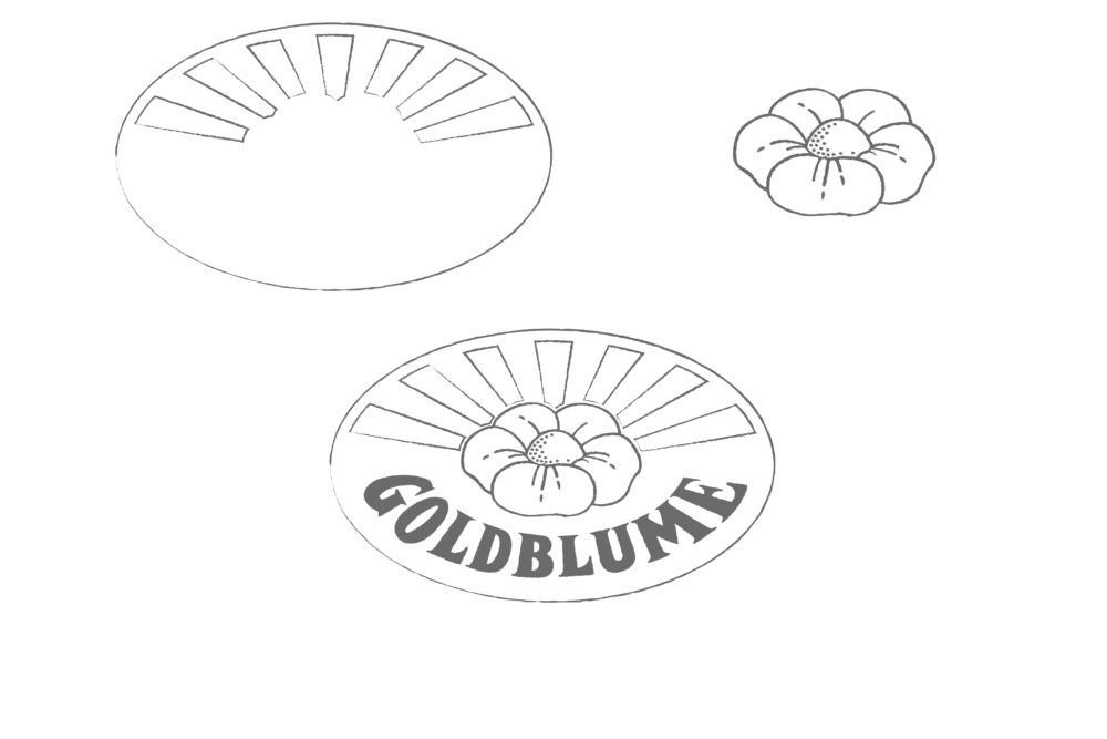 Wesemann Agency Braunschweig - Project - Branding - Logo sketch - Goldblume